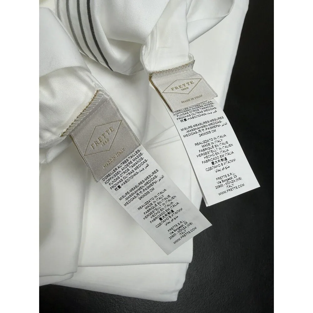 FRETTE Cruise QUEEN Flat Sheet +2 Standard Pillowcases